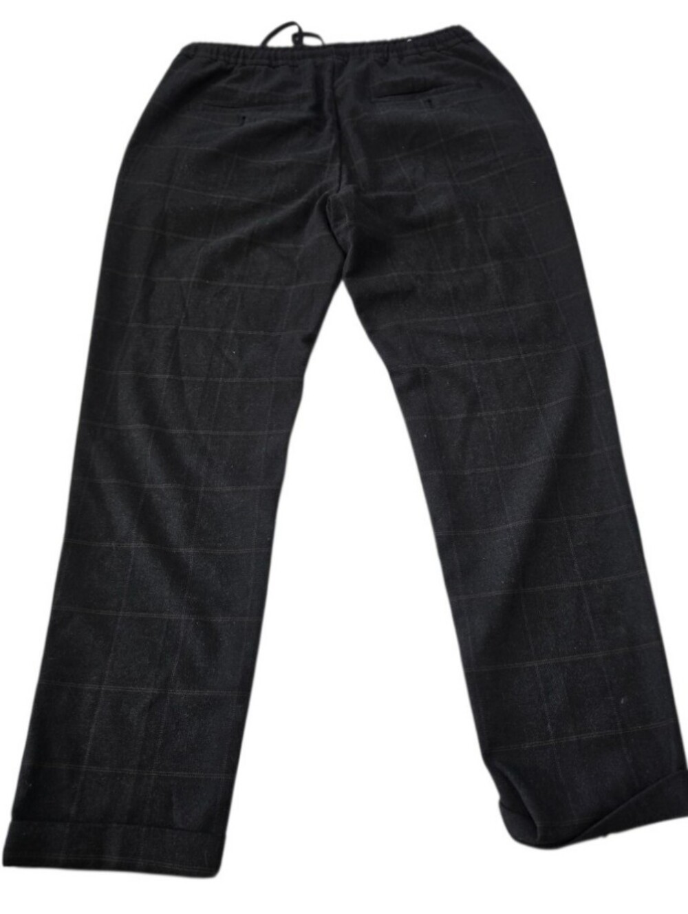 Womans Zara Plaid Design Pants With Draw Syring Waist Size M PREPPY